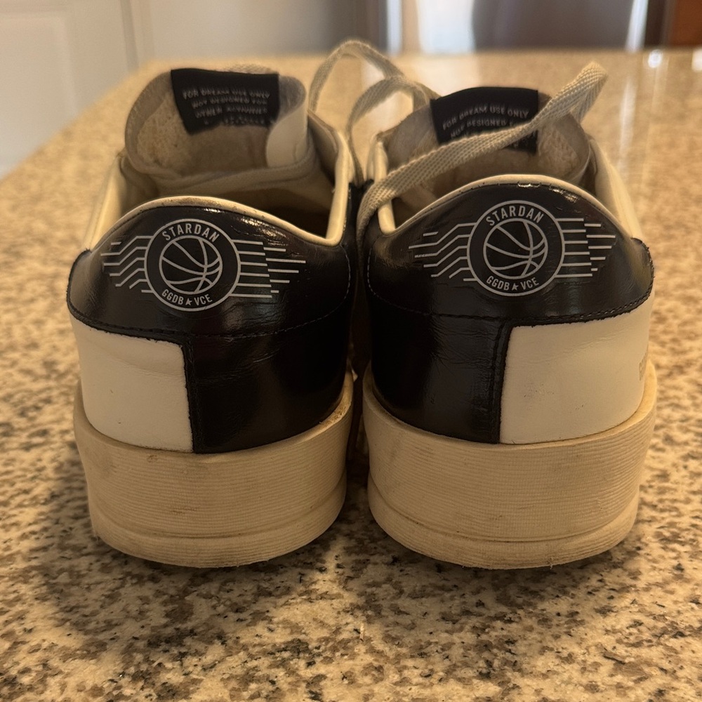 Golden Goose Cream and Black Star Sneakers - Picture 2 of 5